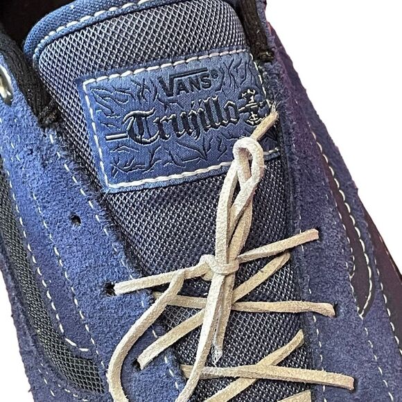 Vans Blue Suede Trujillo Pro Skateboarding Shoes, size 8.5 - Picture 12 of 14